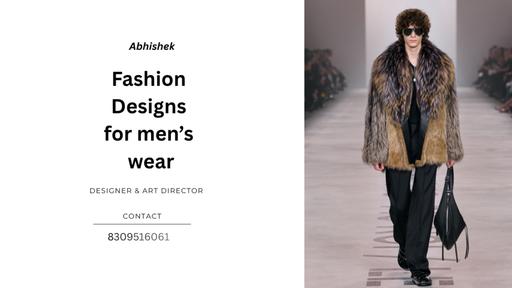 Abhishek Fashion Designs for men's wear